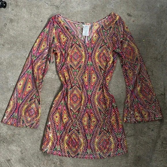❌ sold - true vintage* 90s disco costume - Picture 3 of 4